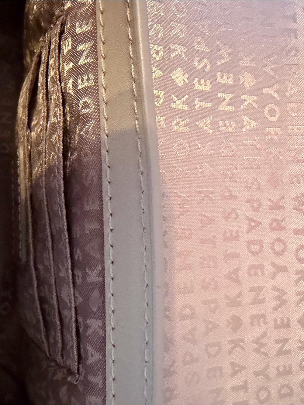 kate spade Blush Crossbody Satchel with removable Chain Strap - Picture 9 of 9